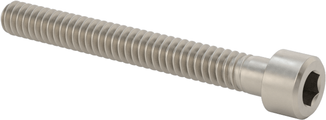 Titanyum Soket Başlı Vida, 4-40 Diş Boyutu, 1" Uzunluk