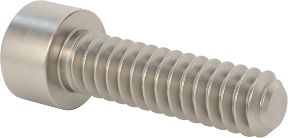 Titanyum Soket Başlı Vida, 6-32 Diş Boyutu, 1/2" Uzunluk