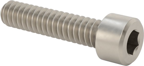 Titanyum Soket Başlı Vida, 6-32 Diş Boyutu, 5/8" Uzunluk