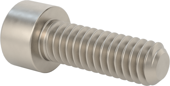 Titanyum Soket Başlı Vida, 8-32 Diş Boyutu, 1/2" Uzunluk