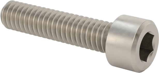 Titanyum Soket Başlı Vida, 8-32 Diş Boyutu, 3/4" Uzunluk