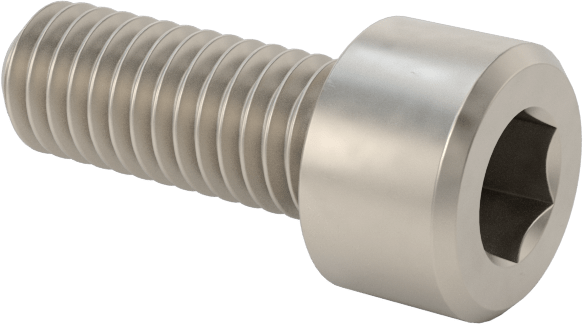 Titanyum Soket Başlı Vida, 10-32 Diş Boyutu, 1/2" Uzunluk