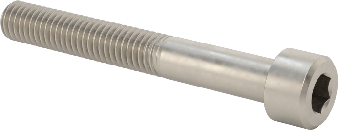 Titanyum Soket Başlı Vida, 10-32 Diş Boyutu, 1-1/2" Uzunluk