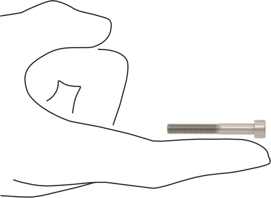 Titanyum Soket Başlı Vida, 10-32 Diş Boyutu, 1-1/2" Uzunluk
