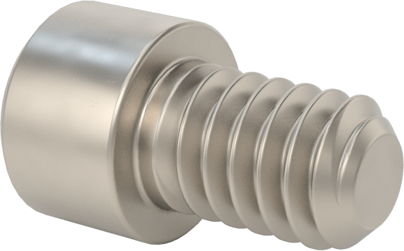 Titanyum Soket Başlı Vida, 1/4"-20 Diş Boyutu, 3/8" Uzunluk