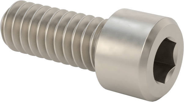 Titanyum Soket Başlı Vida, 1/4"-20 Diş Boyutu, 5/8" Uzunluk