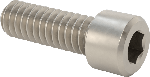 Titanyum Soket Başlı Vida, 1/4"-20 Diş Boyutu, 3/4" Uzunluk
