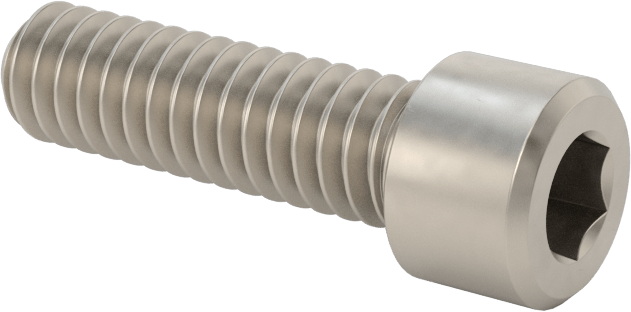 Titanyum Soket Başlı Vida, 1/4"-20 Diş Boyutu, 7/8" Uzunluk