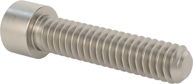 Titanyum Soket Başlı Vida, 1/4"-20 Diş Boyutu, 1-1/8" Uzunluk