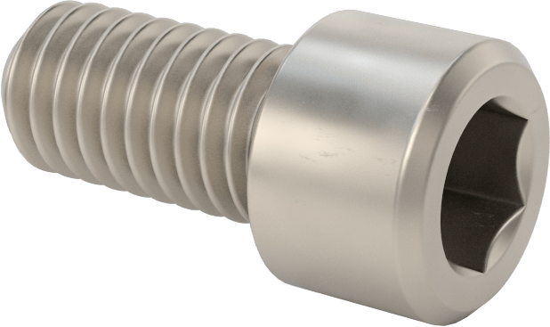 Titanyum Soket Başlı Vida, 3/8"-16 Diş Boyutu, 3/4" Uzunluk