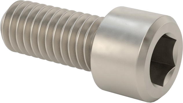 Titanyum Soket Başlı Vida, 3/8"-16 Diş Boyutu, 7/8" Uzunluk