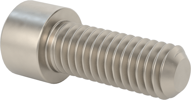 Titanyum Soket Başlı Vida, 3/8"-16 Diş Boyutu, 1" Uzunluk