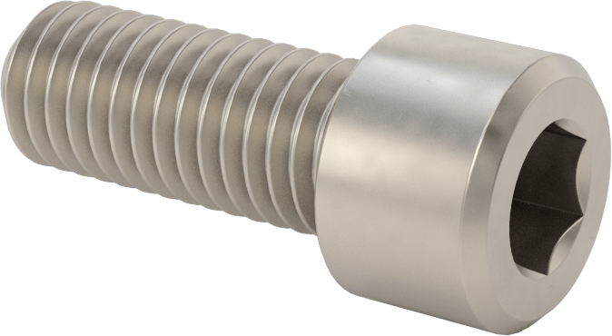 Titanyum Soket Başlı Vida, 1/2"-13 Diş Boyutu, 1-1/4" Uzunluk