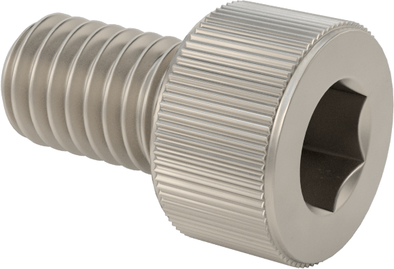 Titanyum Soket Başlı Vida, M6 x 1 mm Diş Boyutu, 10 mm Uzunluk
