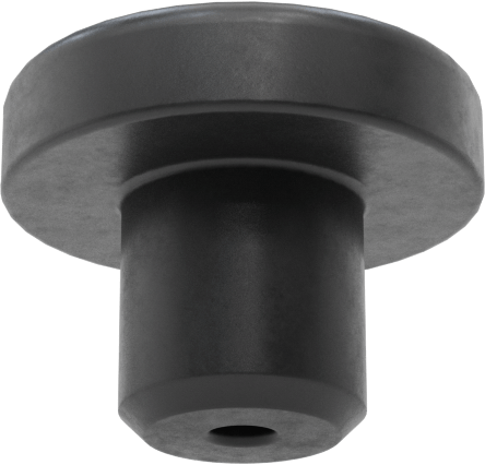 1/4" İç Çap için SBR İçi Boş Takmalı Tamponlar, 1/2" OD