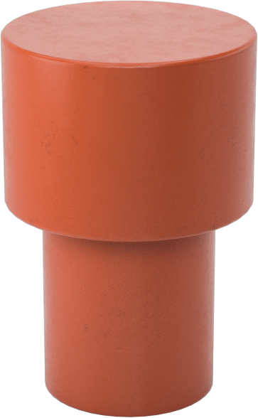 İtme Tipi Tamponlar, 7/16" İç Çap için, 1/2" Sap Yüksekliği, 5/8" OD, Silikon