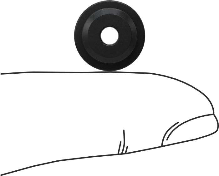 3/8" İç Çap için EPDM Kauçuk İçi Boş Push-In Tamponlar