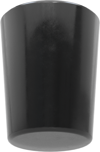 SBR Kauçuk Konik Tapa, Anma Ölçüsü 2, 43/64“ ila 47/64” İç Çap için, Delik Olmadan