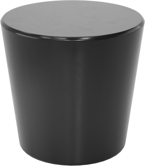 SBR Kauçuk Konik Tapa, Anma Ölçüsü 4, 53/64“ ila 63/64” İç Çap için, Delik Olmadan