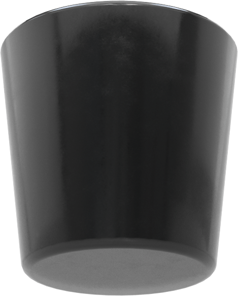 SBR Kauçuk Konik Tapa, Anma Ölçüsü 4, 53/64“ ila 63/64” İç Çap için, Delik Olmadan