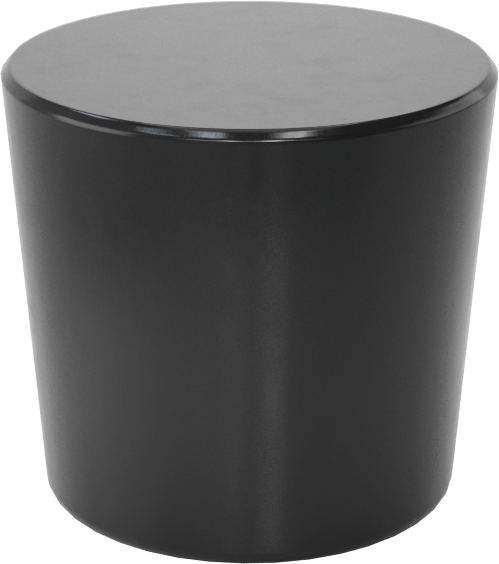 SBR Kauçuk Konik Tapa, Anma Ölçüsü 5, 61/64“ ila 1-1/64” İç Çap için, Delik Olmadan
