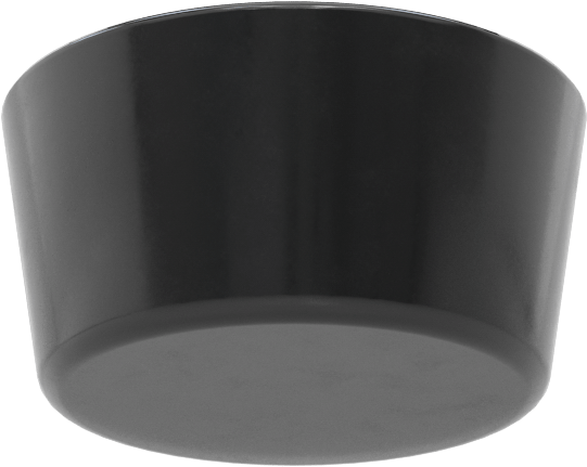 SBR Kauçuk Konik Tapa, Anma Ölçüsü 10, 1-45/64“ ila 1-29/32” İç Çap için, Delik Olmadan