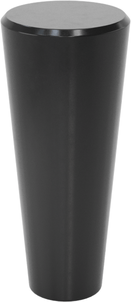 SBR Kauçuk Konik Tapa, Anma Ölçüsü D, 1/4“ ila 27/64” İç Çap için, Delik Olmadan