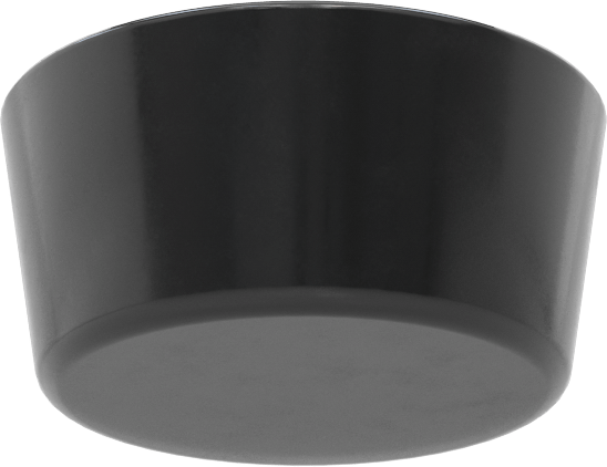 SBR Kauçuk Konik Tapa, Anma Ölçüsü 10,5, 1-53/64“ ila 2-1/32” İç Çap için, Delik Olmadan