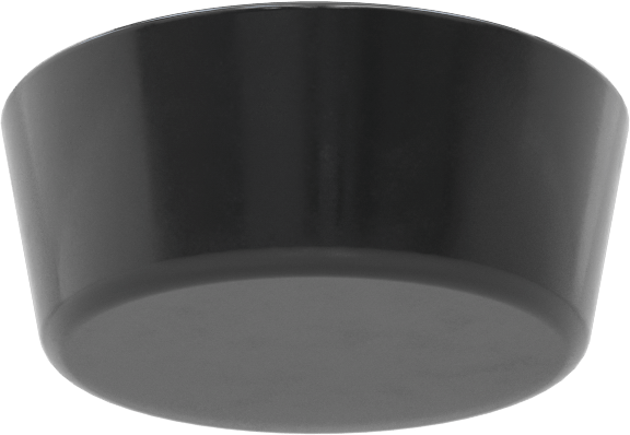 SBR Kauçuk Konik Tapa, Anma Ölçüsü 12, 2-11/64“ ila 2-15/32” iç çap için, Delik Olmadan