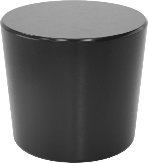 SBR Kauçuk Konik Tapa, Anma Ölçüsü 5,5, 63/64“ ila 1-3/64” İç Çap için, Delik Olmadan