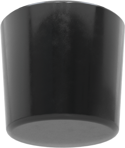 SBR Kauçuk Konik Tapa, Anma Ölçüsü 5,5, 63/64“ ila 1-3/64” İç Çap için, Delik Olmadan