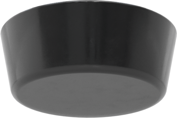 SBR Kauçuk Konik Tapa, Anma Ölçüsü 13, 2-21/64“ ila 2-5/8” iç çap için, Delik Olmadan