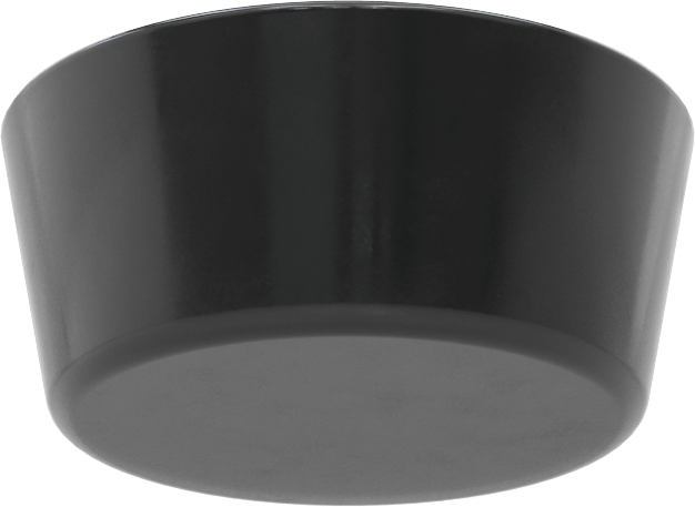 SBR Kauçuk Konik Tapa, Anma Ölçüsü 14, 3“ ila 3-15/32” İç Çap için, Delik Olmadan