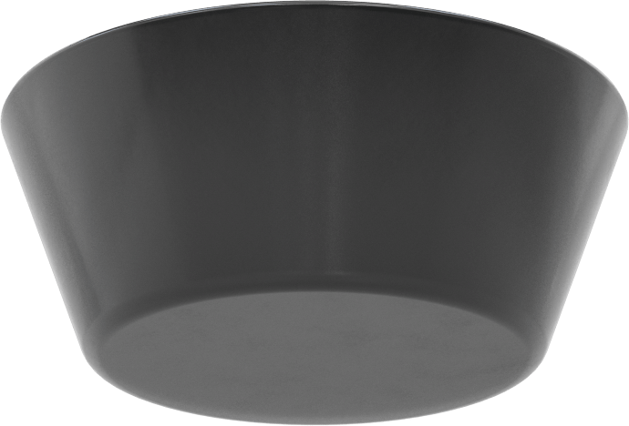 SBR Kauçuk Konik Tapa, Anma Ölçüsü 16, 3-19/32“ ila 4-7/8” İç Çap için, Delik Olmadan