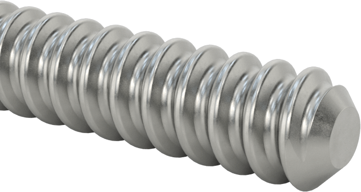 Sarmal Dişli Çubuk, 1/2"-6 Diş Boyutu
