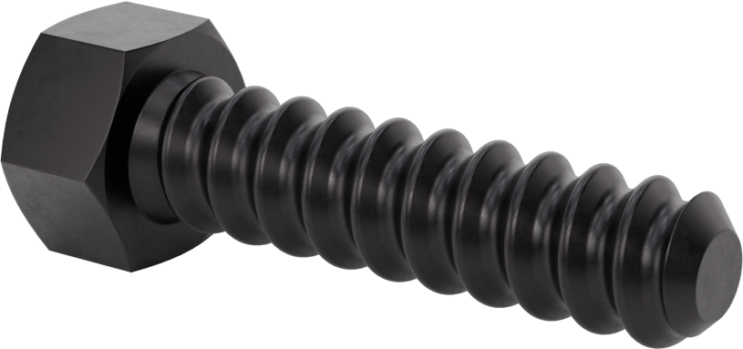 Sarmal Dişli Altıgen Başlı Vida, 3/4"-4-1/2 Diş Boyutu, 3" Uzunluk