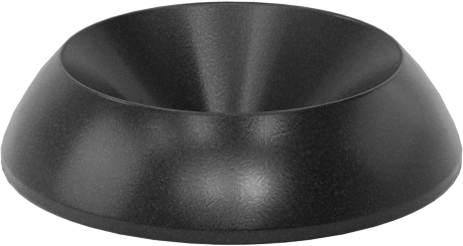 Naylon Son İşlem Pul, Yuvarlak Yüzey, M4 Vida Boyutu için, 4.3 mm ID, 16 mm OD