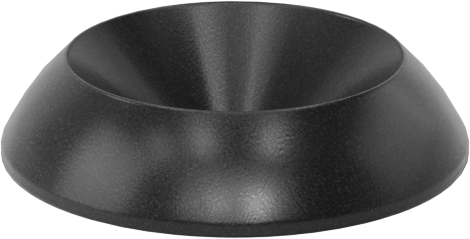 Naylon Son İşlem Pul, Yuvarlak Yüzey, M5 Vida Boyutu için, 5.2 mm ID, 18 mm OD