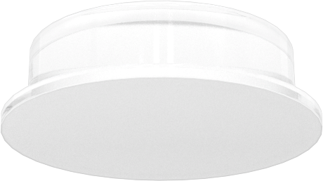 Yapışkan Sırtlı Poliüretan Kauçuk Tamponlar, 1/2" OD, 9/64" Yükseklik, Durometer 50A, Yuvarlak, Şeffaf