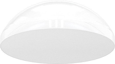 Yapışkan Sırtlı Poliüretan Kauçuk Tamponlar, 3/8" OD, 5/32" Yükseklik, Durometer 50A, Şeffaf