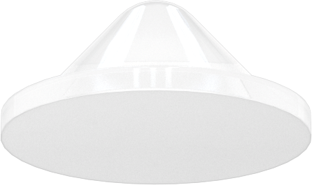 Yapışkan Sırtlı Poliüretan Kauçuk Tamponlar, 3/8" OD, 3/16" Yükseklik, Durometer 50A, Şeffaf