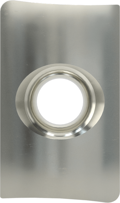 Pah Freze Ucu için Karbür Uç, Alüminyumda Kullanım için, 3/8" Çizili Daire Çapı