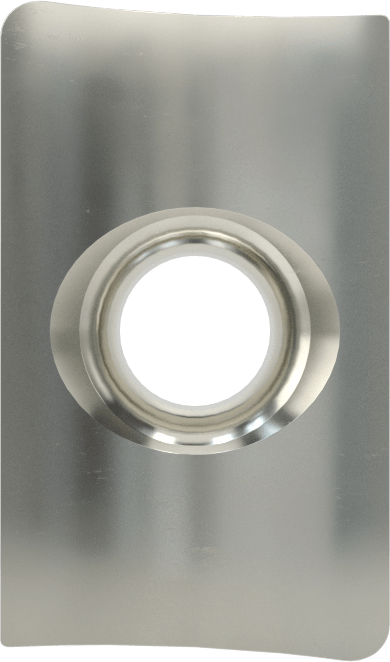Pah Freze Ucu için Karbür Uç, Alüminyumda Kullanım için, 3/8" Çizili Daire Çapı