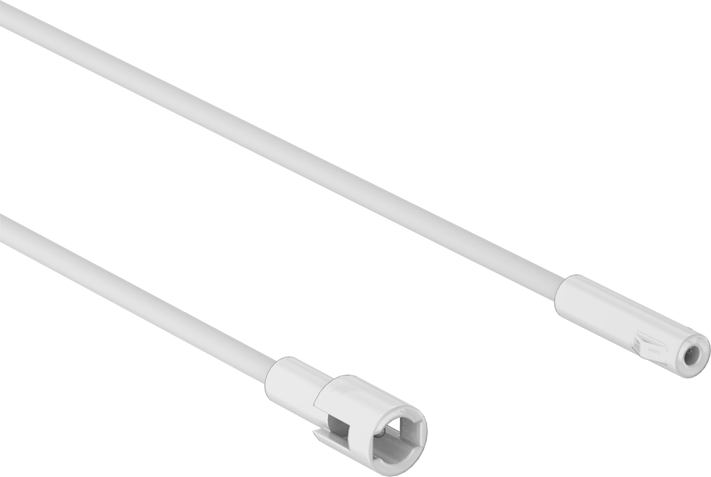 Kompakt Push-In Kontrol/Güç Konektör Seti, Altın Kaplama Pirinç, Molex Standart .062", 1 Kutuplu, 6" Kurşun Uzunluğu