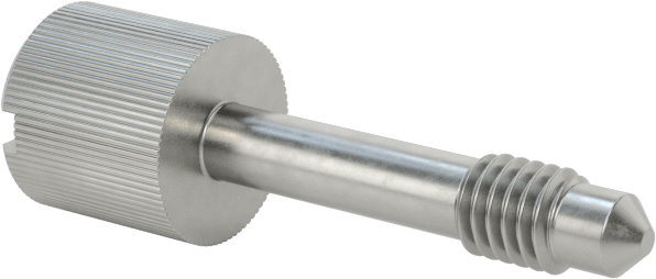 Başparmak Vidalı Başlı Sabit Panel Vidası, M3 x 0,5 mm Diş Boyutu, 14,5 mm Uzunluk