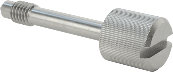 Başparmak Vidalı Başlı Sabit Panel Vidası, M3 x 0,5 mm Diş Boyutu, 17,5 mm Uzunluk