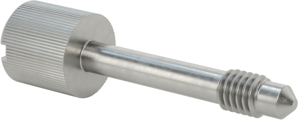 Başparmak Vidalı Başlı Sabit Panel Vidası, M3 x 0,5 mm Diş Boyutu, 17,5 mm Uzunluk