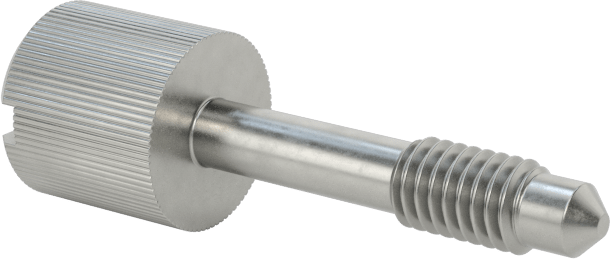 Başparmak Vidalı Başlı Sabit Panel Vidası, M3,5 x 0,6 mm Diş Boyutu, 17,5 mm Uzunluk