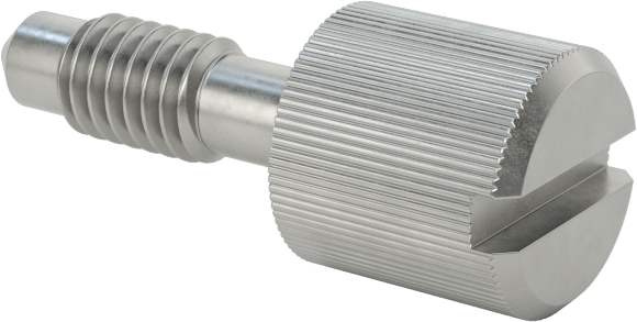 Başparmak Vidalı Başlı Sabit Panel Vidası, M4 x 0,7 mm Diş Boyutu, 13 mm Uzunluk