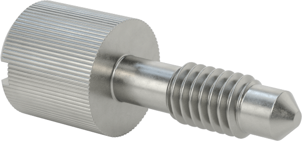Başparmak Vidalı Başlı Sabit Panel Vidası, M4 x 0,7 mm Diş Boyutu, 13 mm Uzunluk